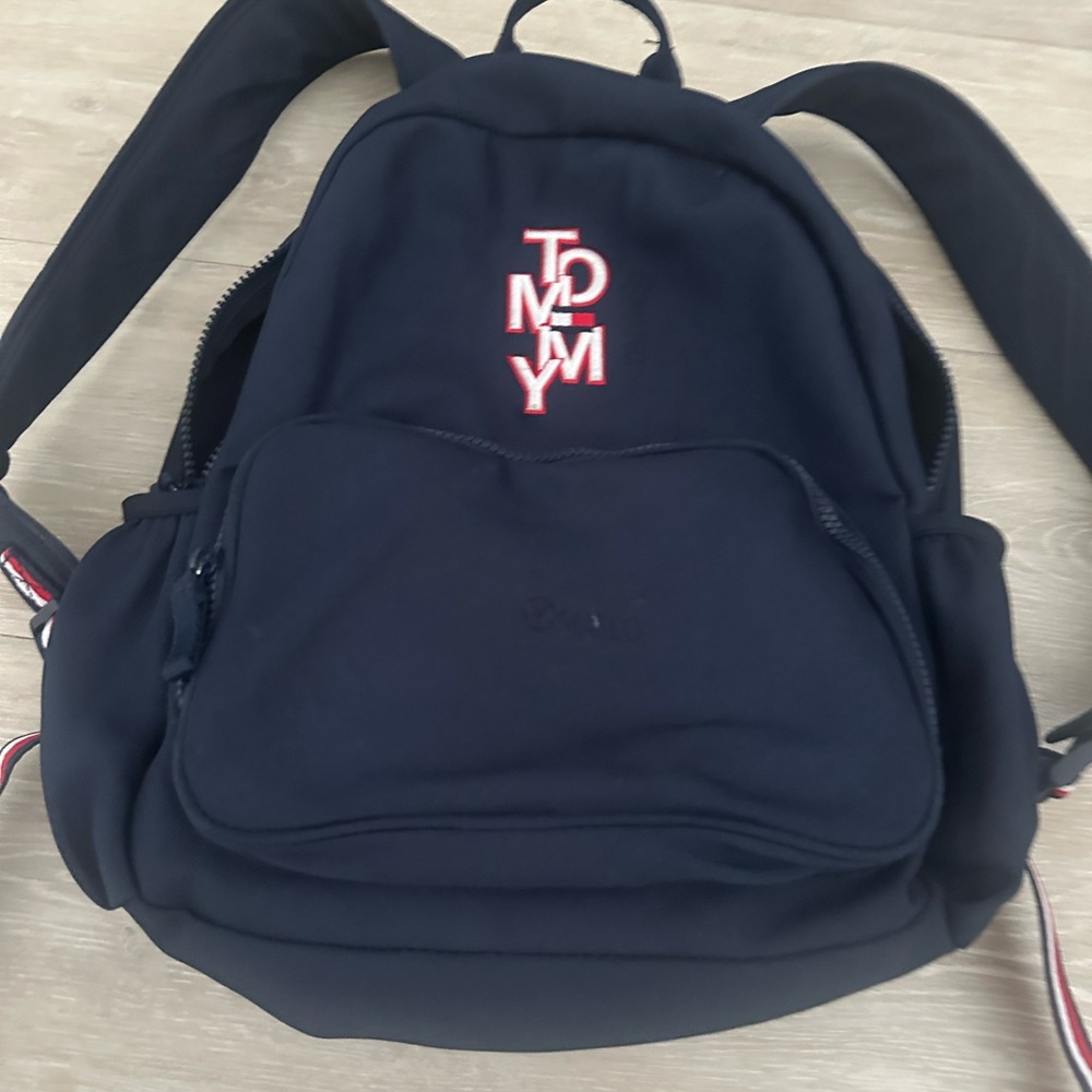 Tommy Hilfiger Navy and Red Backpack
